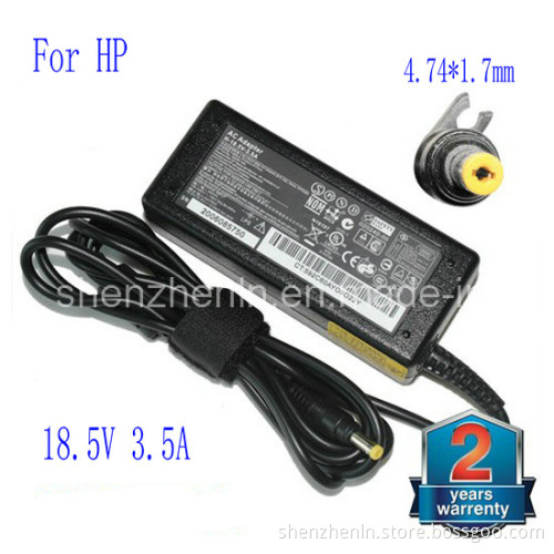 High Quality for HP 18.5V 3.5A 65W Small Pin Adapter Charger